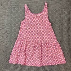 Tea Collection Drop Waist Pink Floral Sleeveless Dress ~ 3